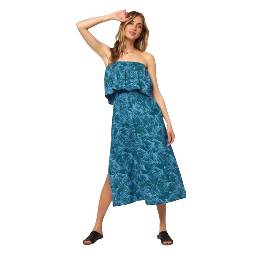 O'Neill Blue Strapless Dress